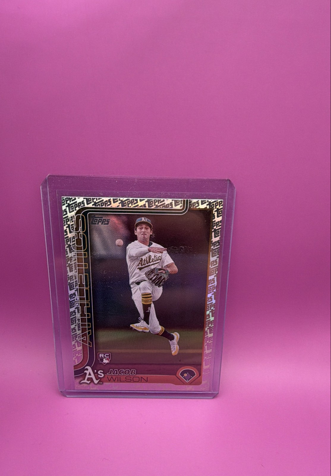 2025 Topps Series 1 - Jacob Wilson #314 Topps Foil Pattern (RC)