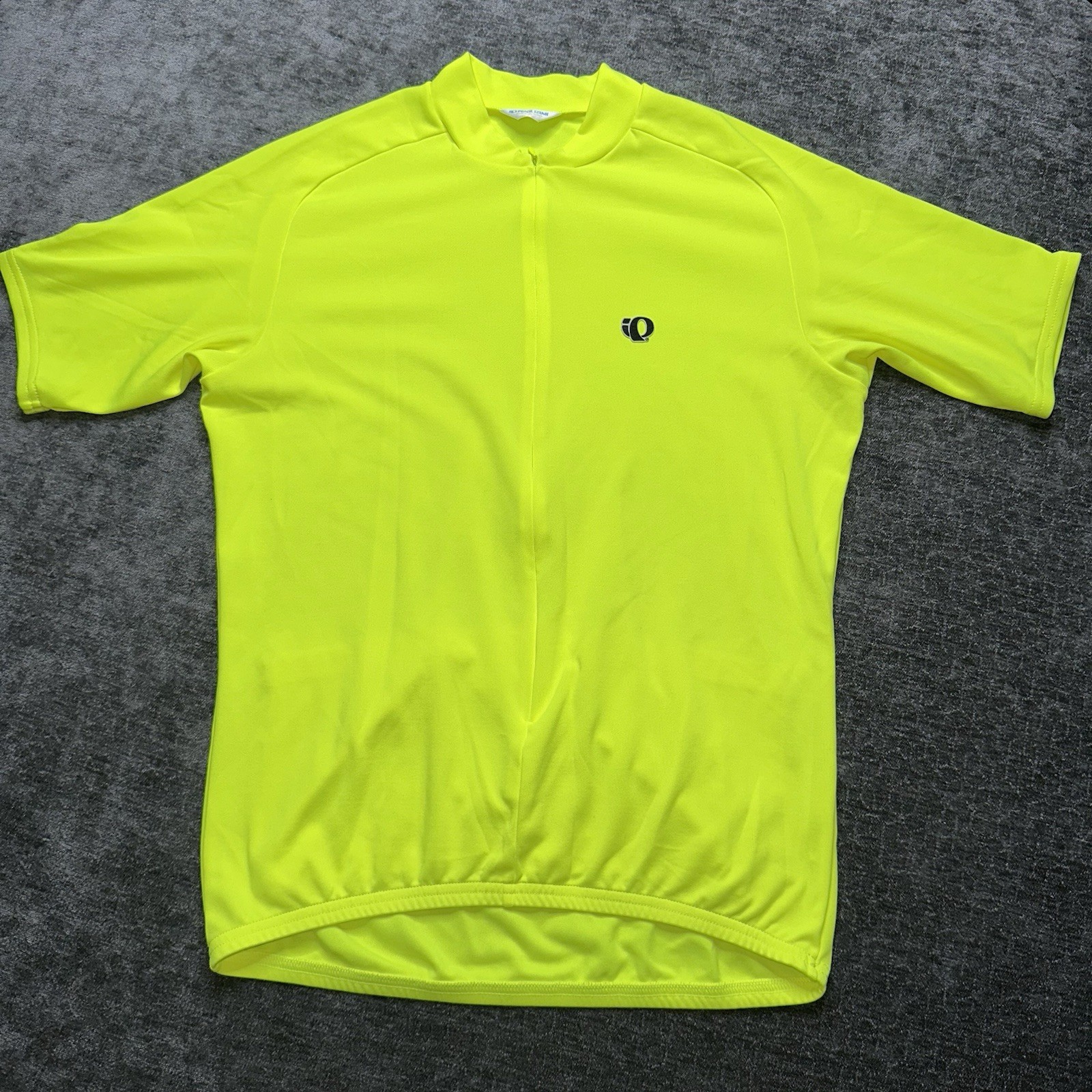 Pearl Izumi Cycling Jersey Mens Large Neon Yellow Full Zip B