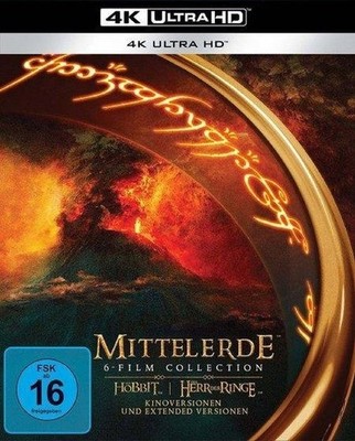 Mittelerde 6-Film Collection - 4K UHD | Blu-ray | deutsch
