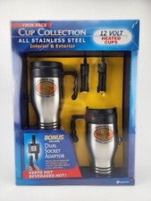 Superex 12v Heated Coffee Cup Set   Twin Pack Cup Collection