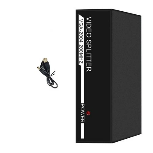 1 PC/DVD/TV Box To 4 VGA Monitor/Projector 1x4 VGA Splitter Video Distribution