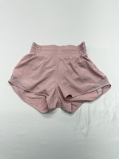 Lululemon Hotty Hot Quicksand Lightweight Low Rise Running Shorts Women's Size 2