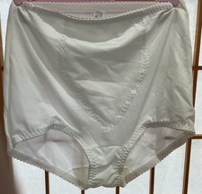 Vtg Hanes Her Way Light Tummy Shaper Panties White 0700 Sz L Granny Panty
