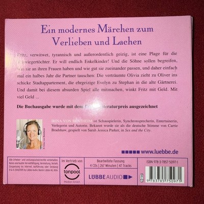 Ein unmoralisches Sonderangebot / Hörbuch/ Kerstin Gier/Liest I.v.Bentheim
