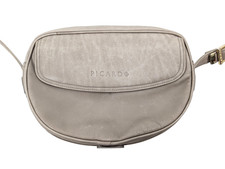 Picard Taupe Vintage Soft Leather Crossbody B...