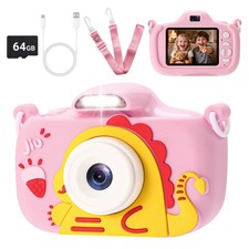 Kids Camera Toys for 3-9 Year Old Girls Boys. 2.4-inch Screen Children's Digi...