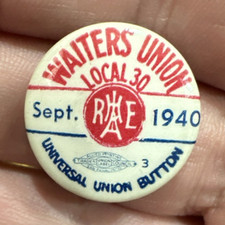 Waiters Trade Union Local 30 Universal Union ...