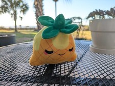Aurora Tasty Peach Pineapple Nomwhal Yellow Green Stuffed Animal Plush Toy 7"