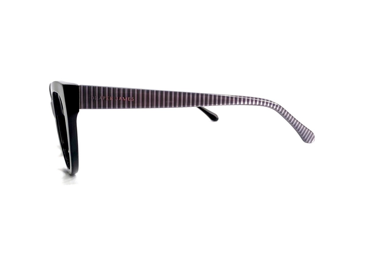 Draper James Oversize Cat Eye Eyeglasses DJ7027 001 Black 55 
