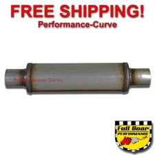 Performance Muffler Max Flow Stainless Steel 2.25 - 4 Round - 14 Body Jxs0445 Performance Muffler Max Flow Stainless Steel 2.25 - 4 Round - 14 Body Jxs0445