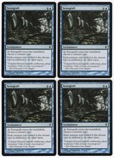 Xenograft x4 4x 2011 New Phyrexia PLAYSET Blue Rare Enchantment MTG NM AZ6