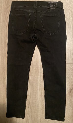 True Religion Jeans Relaxes Slim Fit 34” Waist Black - Picture 4 of 5