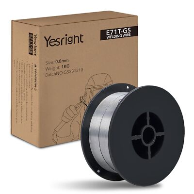 Gasless Mild Steel Flux Core Wire, E71TGS .030'', 2 lb Spool