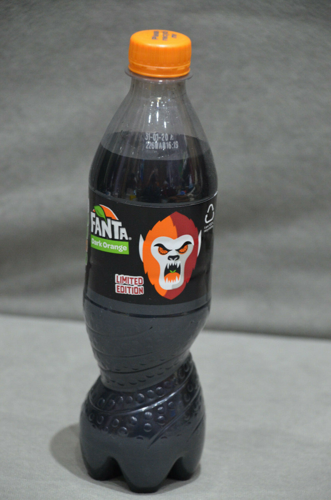 Halloween 2019 Fanta Dark Orange 500ml Plastic Full Bottle UK 