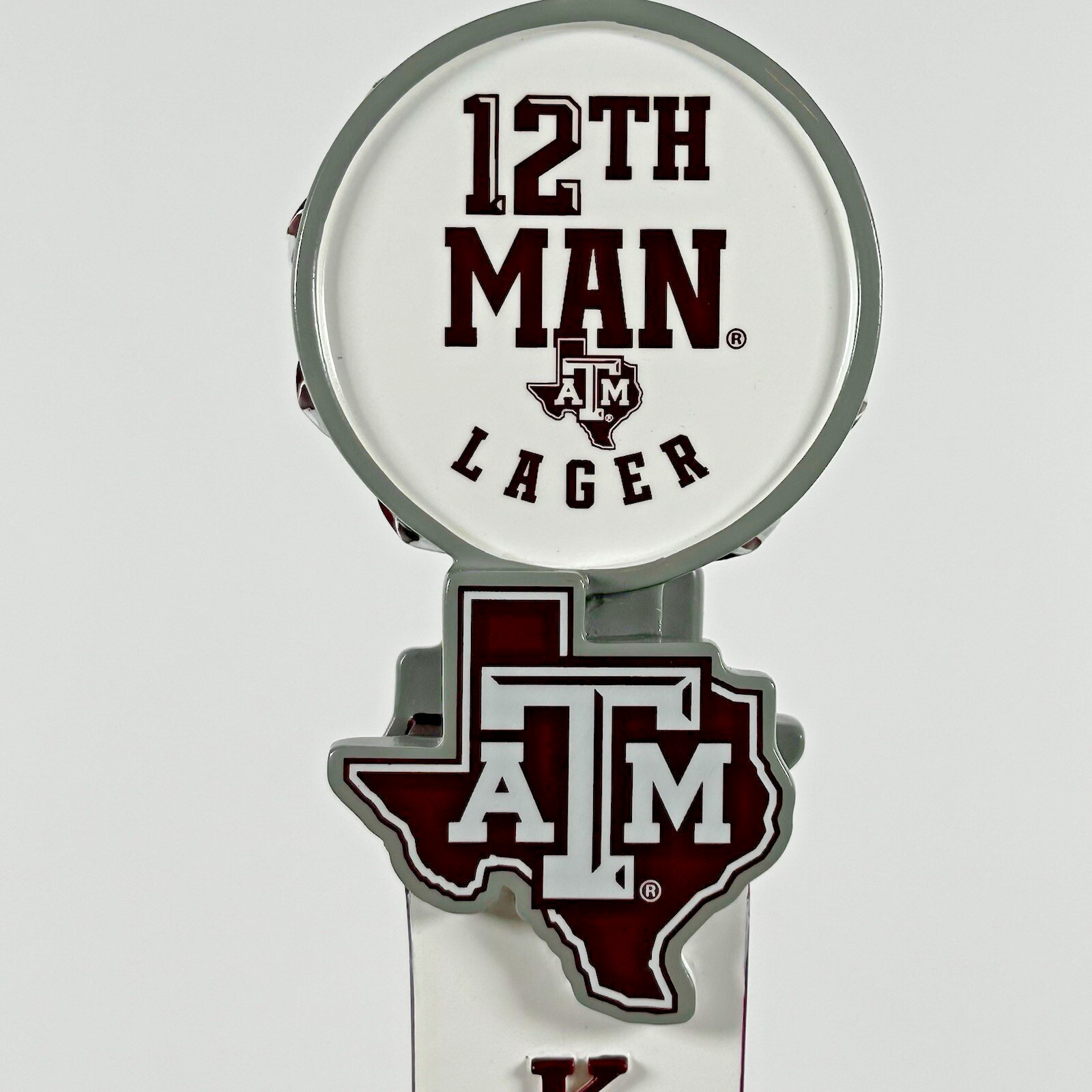 12th Man Lager Karbach Brewing Beer tap handle Texas A&M University Aggies NIB