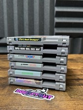 Nintendo NES Games lot of 6 Nintendo NES Cleaned, Tested  Authentic  