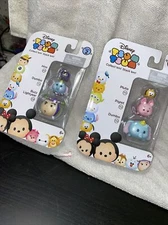 (2) Disney Tsum Tsum Three Collect'em Stack'em Toys 6+ Years Old Series 1 And  2