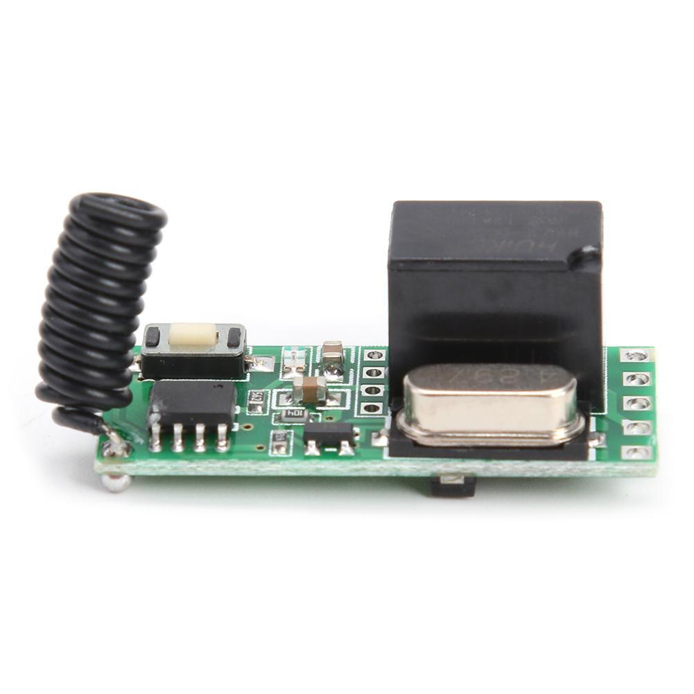 Key ON OFF Fob with 1CH DC3V-5V Relay Receiver 2 Buttons for Garage ...