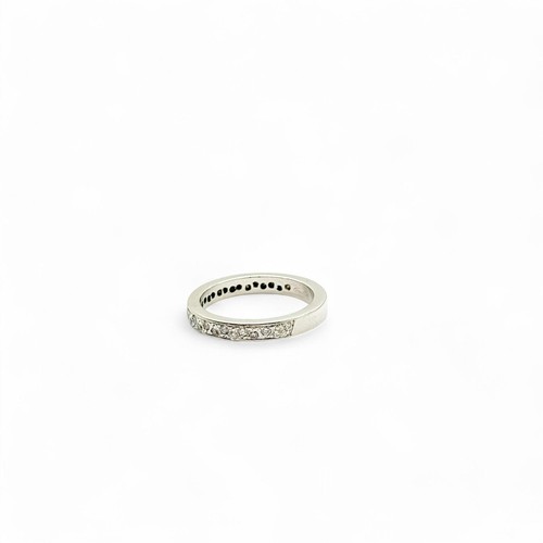 0,43 cttw. Alianza de boda de platino con diamantes blancos 5,5 EE. UU. 5,40 g. - Imagen 3 de 9