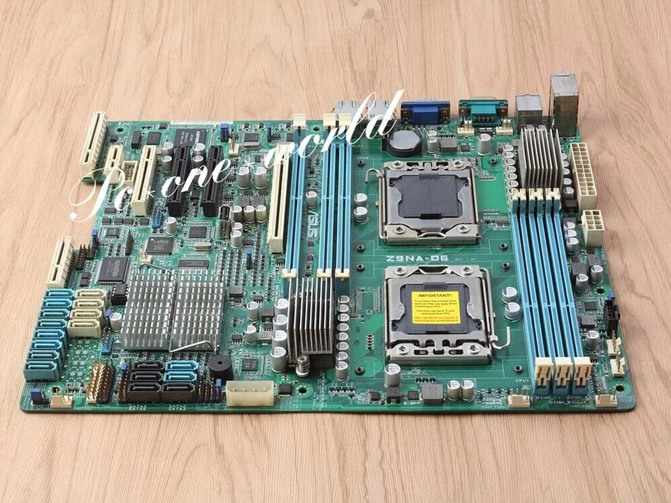 ASUS Z9NA-D6 LGA 1356 DDR3 Intel C602-A PCH SATA3 6Gb/s VGA ATX Motherboard - Image 2 of 4