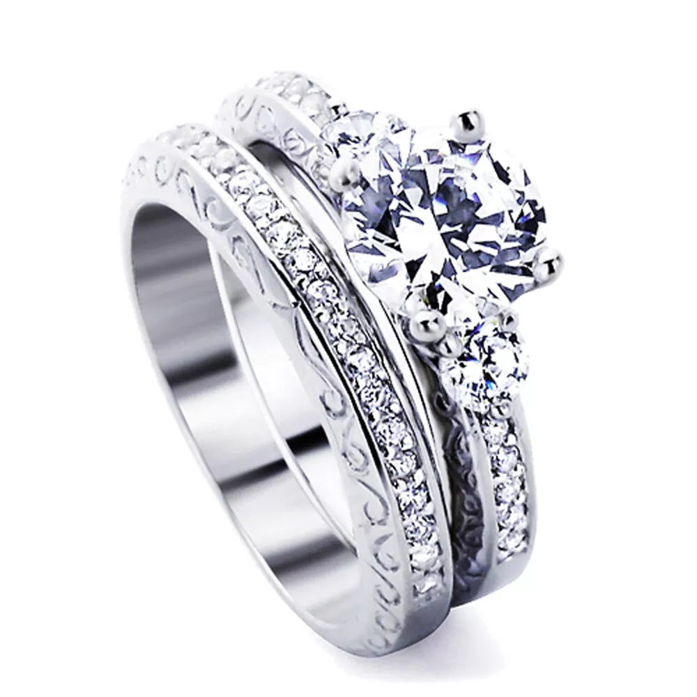Best cz wedding sets sale