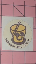 Vintage CTP Scratch ‘N Sniff Sticker Lemon Lemonade 