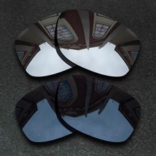 Silver Black Polarized Replacement Lenses For-RB2140-50