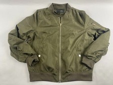 INSO Collection Jacket Girls Size XL Green Full Zip Windbreaker Zip Pockets