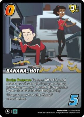 4X-Banana, Hot - STK02 14/22 - C-CH06:  Star Trek Lower Decks-Universus
