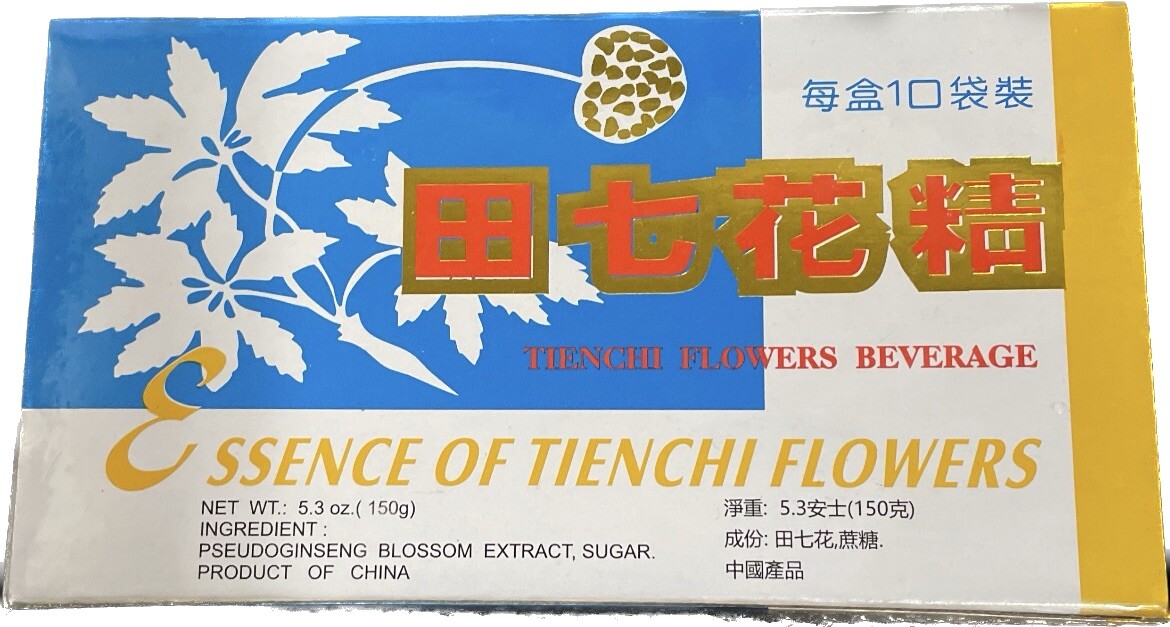 Rockman Essence of Tienchi Flowers Herbal Tea 10 Sachets – 5.3oz