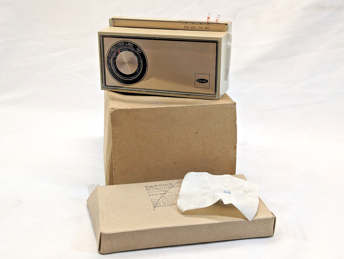 Carrier Honeywell T872C1236 Heat Cool Thermostat w/ Subbase T872C 1236