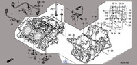 Honda 2016-2017 VFR KurbelgehäUse Set 11000-MGH-640 Neu