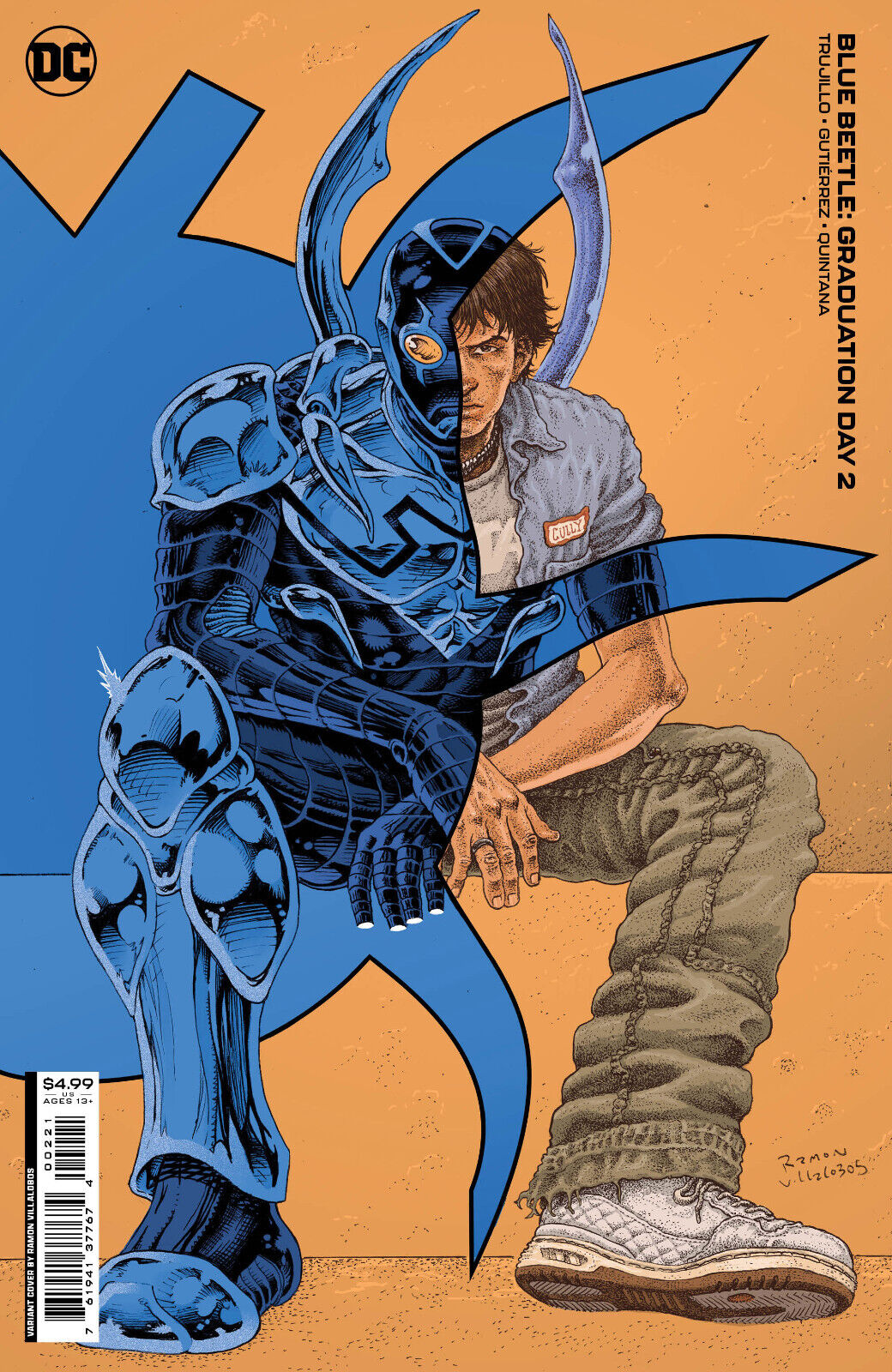 BLUE BEETLE: GRADUATION DAY #2 (VILLALOBOS VARIANT)(2023) COMIC ~ DC Comics