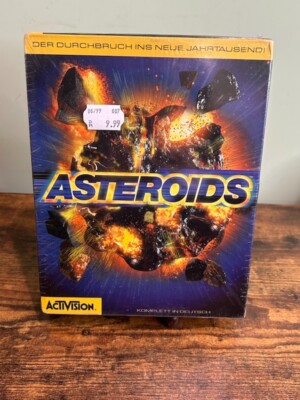 New ACTIVISION ASTEROIDS PC GAME GERMAN LANGUAGE VERSION 1998 SEALED