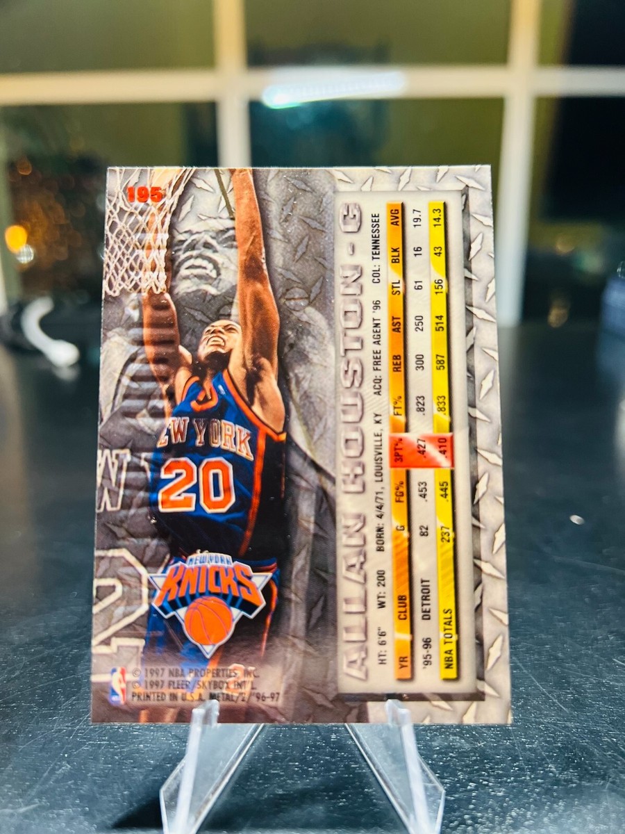 1996-97 Metal New York Knicks Basketball Card #195 Allan Houston