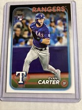 Evan Carter #280 Prices [Rookie] | 2024 Topps | Baseball Cards
