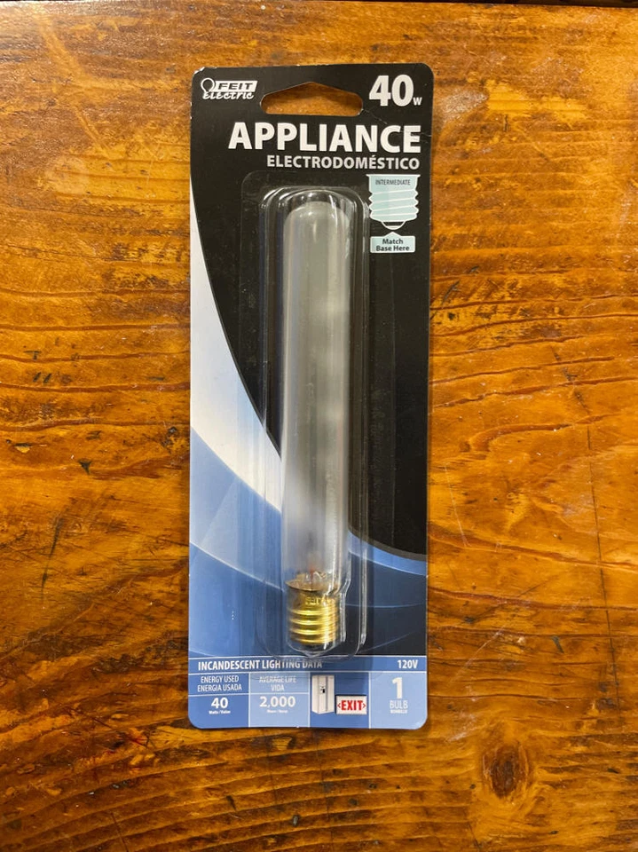 40w Tubular Bulb Lighting For Appliances Feit Electric - Image 3 of 4