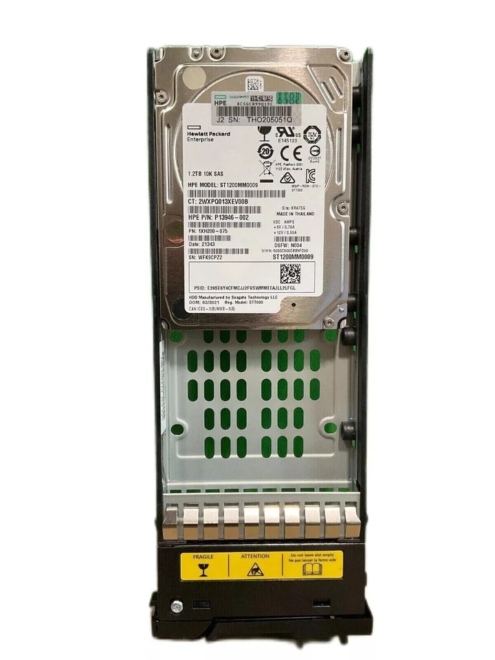 HPE P13245-001 MSA R0Q55A 1.2TB 2.5" 10kRPM SAS-12G Enterprise Hard Drive HDD - Image 2 of 4