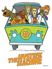 Fred's Mystery Machine Van De Scooby Doo Carton Découpe/Voyageur Debout/Debout