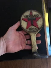 Texaco Doorstop Door Stop Metal Home Office Garage Mechanic Automotive Decor USA