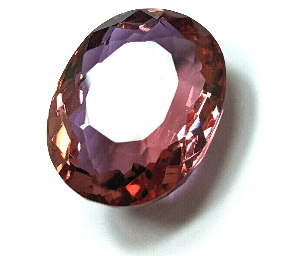57.50 Ct. Color Changing Alexandrite Oval Cut Treated Loose Gemstone for Pendant - Image 4 of 4