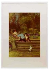 Wardle Arthur Among Friends A3 A4 Framed Print Picture