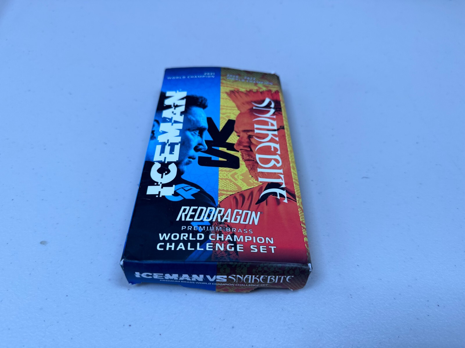 RED DRAGON Peter Wright 'Snakebite' v Gerwyn Price 'Iceman' DWC Brass Darts Set