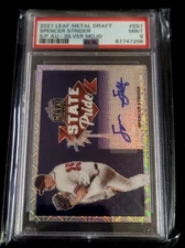 2021 Leaf Metal Draft SPENCER STRIDER AUTO RC Auto SILVER MOJO  PSA 9