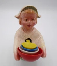 VHTF Pie Bird " DUTCH GIRL with SPOONS " Vent Funnel