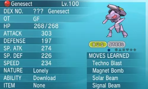 Genesect - Pokemon XY Promos - Pokemon