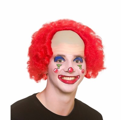 Unisex LUSTIGE CLOWN PERÜCKE Party Spiel Spaß Afro Zirkus Karneval Kostüm Accessoire