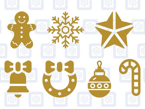Christmas Sticker Pack Selection Set Special Wall Art Vinyl Wall Decal - Picture 12 of 14