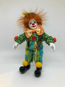 world of clowns porcelain doll