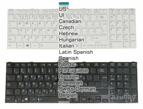 Keyboard for Toshiba L50-A L50D-A L50t-A L55-A L55D-A L55t-A L70-B L70D-A L75t-B - 第 1/27 張圖片